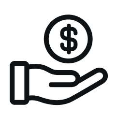 Safe & secure deposit & withdrawal icon_242x242